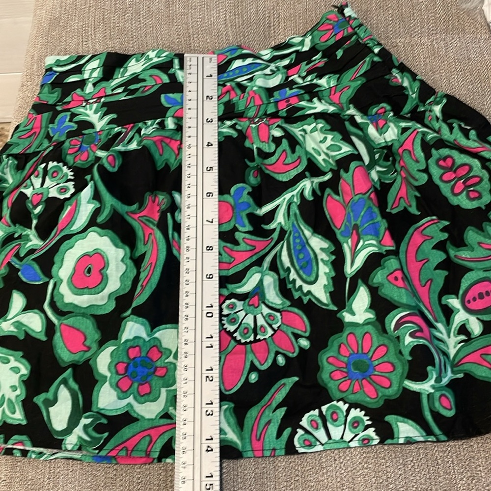 NWOT ZARA Linen Blend Floral Mini Skirt Size XS - Picture 6 of 6